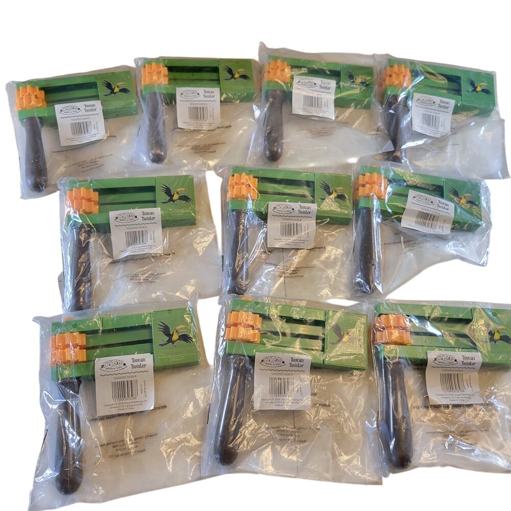10 Shipwrecked VBS Green Twister Noisemakers New Daycare Church Sunday School